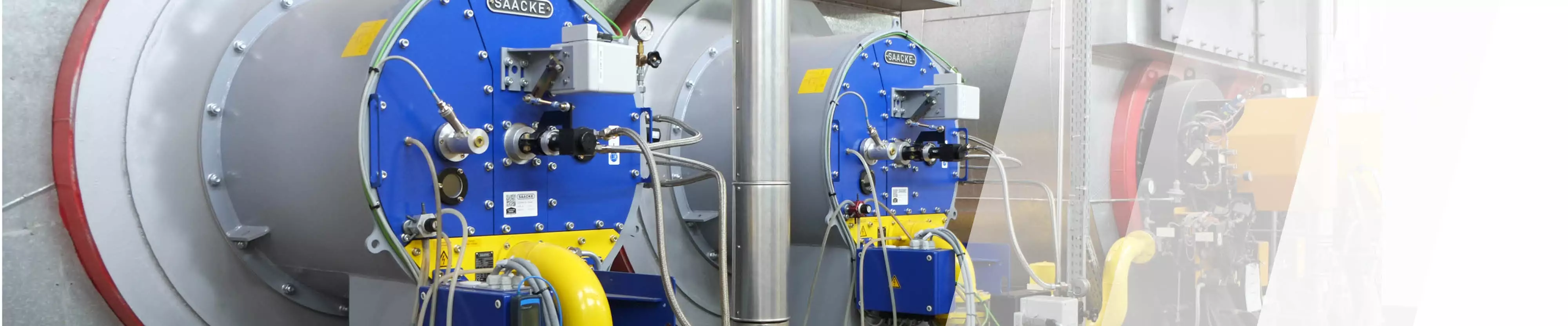 Dampfkessel in einem Kraftwerk