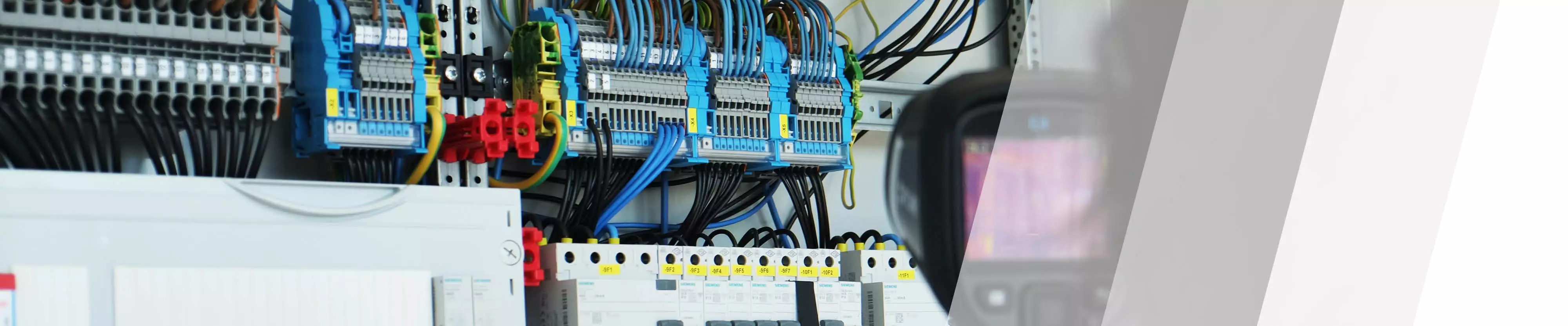 Thermografische Prüfung an einer Elektroanlage