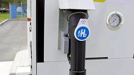 Wasserstofftanksäule